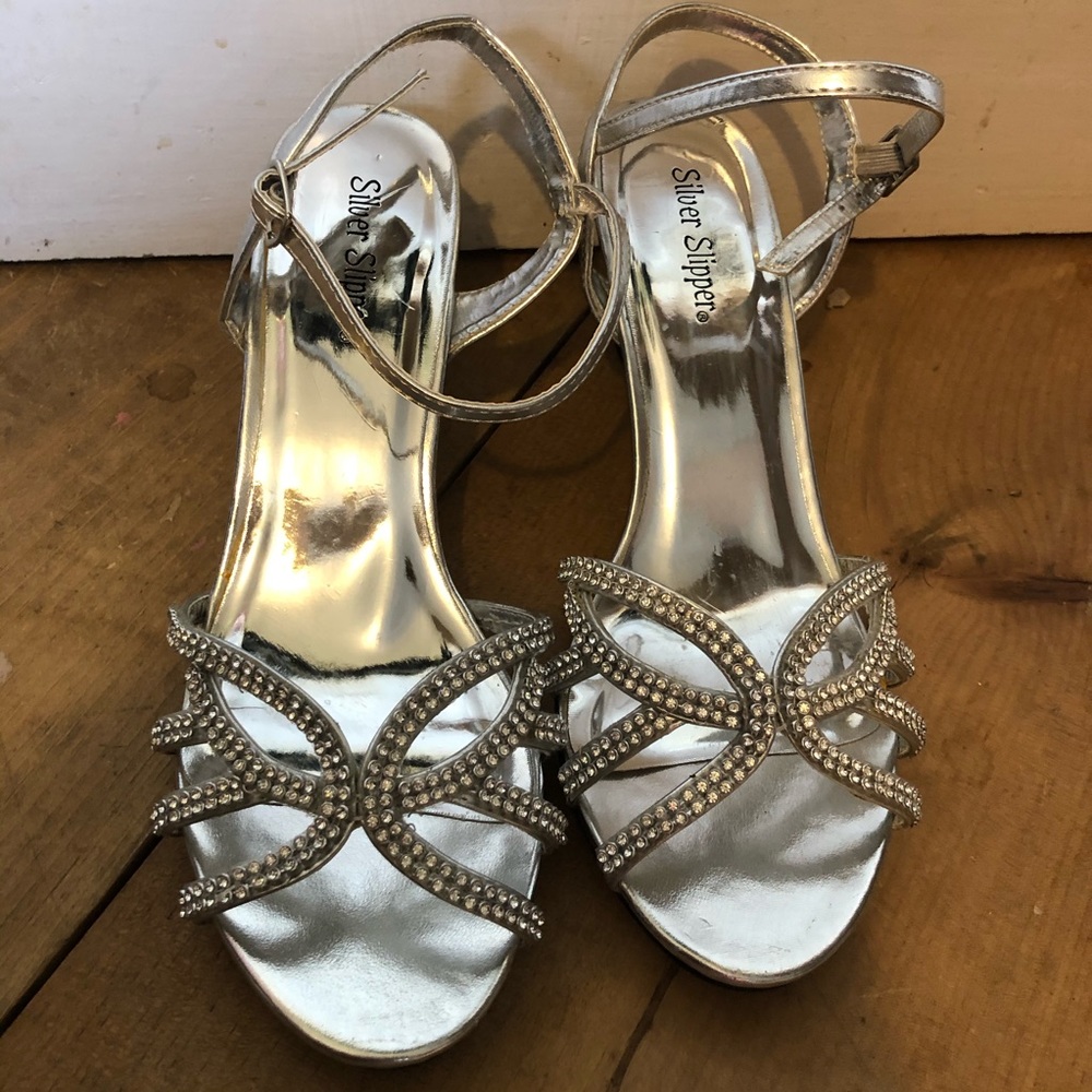 Silver heels
